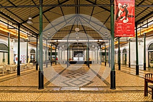 Old Market Hall Interior, Tavira, Portugal. photo