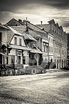 Old market saquare in Kazimierz Dolny photo