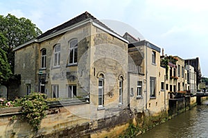 Old marlstone buildings in Valkenburg, Zuid Limburg