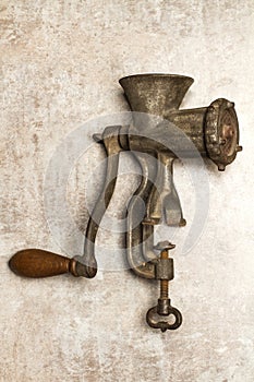 Old meat grinder