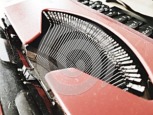 Old Mechanical Typewriter