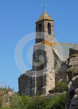 An Old Medevil English Church On Holy Island photo