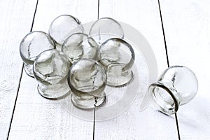 Old medical cupping glass
