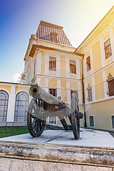 Old medieval cannon