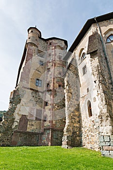 Starý středověký hrad v Banské Štiavnici, Slovensko.