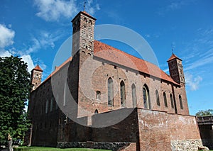 Old medieval castle in Lidzbark Warminski Castle