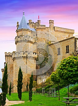 Old medieval castle. Olite