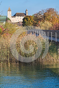 The old medieval city of Rapperswil, Lake Zurich, Switzerland