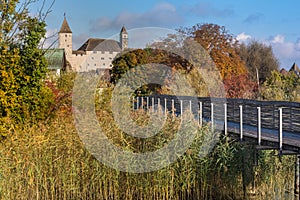 The old medieval city of Rapperswil, Lake Zurich, Switzerland