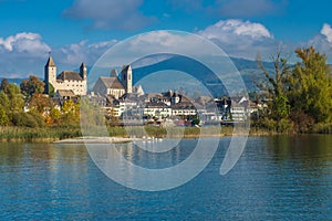 The old medieval city of Rapperswil, Lake Zurich, Switzerland