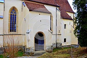 Old medieval saxon lutheran church in Sighisoara, Transylvania, Romania