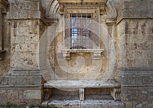 Old medieval small town Montepulciano in Tuscany