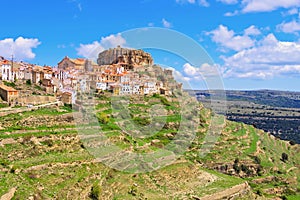 The old medieval town of Ares del Maestrat Castellon photo
