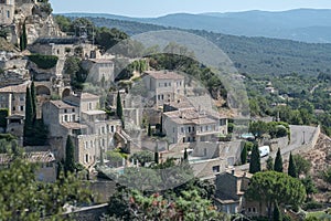Old medieval town Gordes on the rock, Vaucluse, Provence France