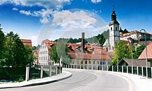 Old medieval town of Skofja Loka