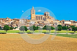 Old mediterranean village Sineu on Majorca, Spain