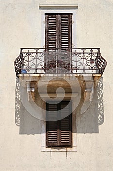 The old Mediterranean window