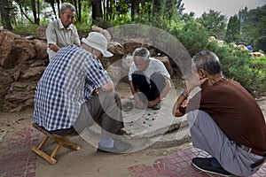 Old men playing chess