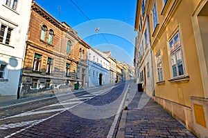 Old Mesnicka street in Zagreb upper town