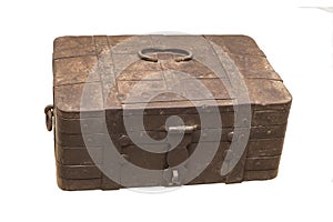 Old metal box of the 19th century