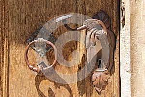 Old Metal Door Knob
