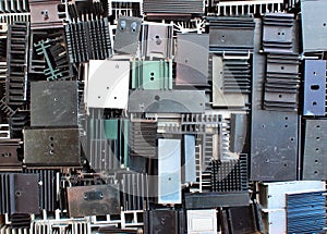 Old metal heatsinks