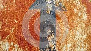 Old metal iron rust background