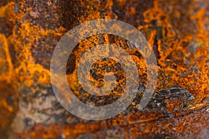 Old metal iron rust background and texture.