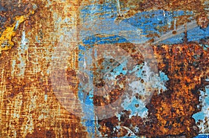 old metal iron rust background and texture grunge