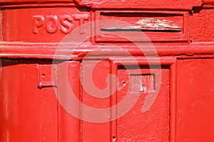 Old metal mail box