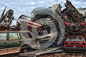 Old Metal on Scrapyard