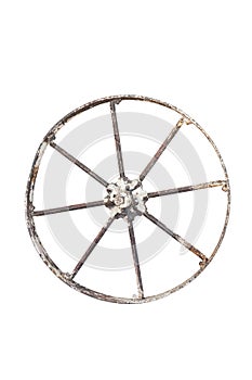 Old metal wheel