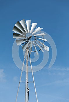 Old metallic windpump