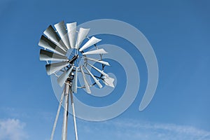 Old metallic windpump