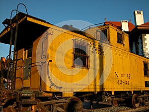 Old Mexican train car