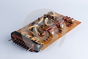 Old microcircuit board