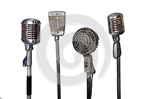 Old microphone collection