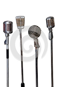 Old microphone collection