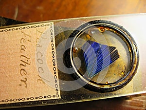 Old microscope slide