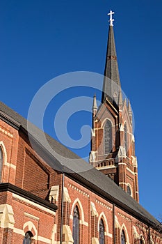 Old Midwest church.