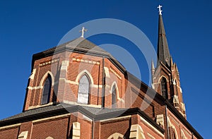 Old Midwest church.