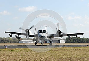 Old military airplane