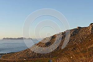 Old military battery in Cabo Silleiro, Pontevedra photo