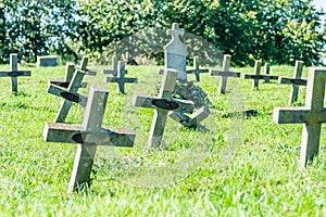 The old military cemetery at TranÅ¾ament, Petrvovaradin