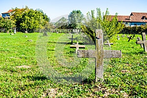 The old military cemetery at TranÅ¾ament, Petrvovaradin