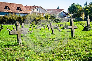 The old military cemetery at TranÅ¾ament, Petrvovaradin