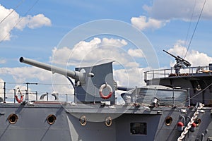 The old military ship