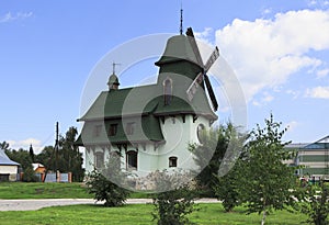 Old mill in Belokuriha resort. Altai.