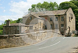 Old Mill on Country Road photo