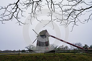 Old Mill on Fall Day Nantucket Island